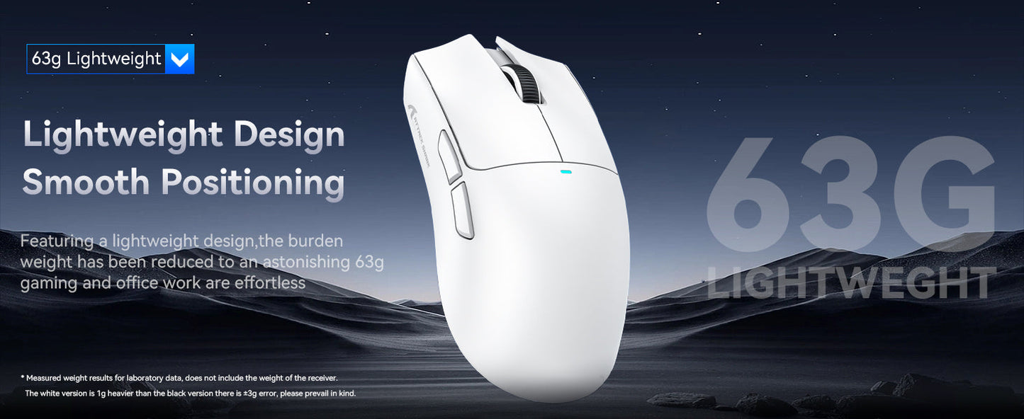 Attack Shark X11 – Ultra-Light RGB Gaming Mouse (22,000 DPI, Triple Mode, Dock Included)
